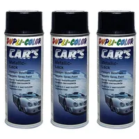 Lakier samochodowy metaliczny czarny 3x 400 ml.