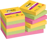 Post-it Haftnotiz Super Sticky 62212SR 48x48mm 12 St./Pack.