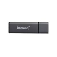 Intenso Alu Line USB 2.0 mit Kappe, 16 GB, anthrazit