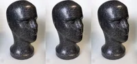 3 x FP Styroporkopf SAM anthrazith-schwarz - TOP Markenqualität