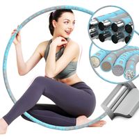 Hula Hoop Reifen Fitnessreifen ８teilig Fitness  Bauchwegtrainer Gymnastik Schaum 