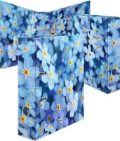 HERMA 19557 HERMA Herma Ordner Blue Flowers Motivordner 7,0 cm DIN A4