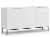 QUERTY Bílá komoda LOFT 150 Moderní komoda do obývacího pokoje QT-01