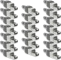 Netzwerkstecker Cat7 CAT 7 RJ45 Stecker 20x Steckverbinder werkzeuglos geschirmt