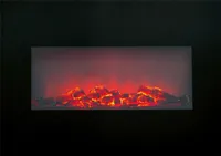 Dekoratívny elektrický komín Classic Fire Memphis Black 1800 Š 66 x 13 x 46 cm