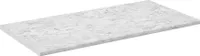 Vicco Küchenarbeitsplatte R-Line, 120 cm, Marmor Weiß
