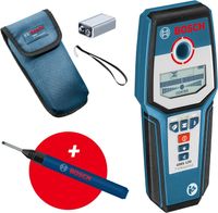 Bosch Professional digitales Ortungsgert GMS 120 (Bohrlochmarker, max. Detektionstiefe Holz/Eisenmetalle/Nichteisenmetalle/spannungsfhrende Leitungen