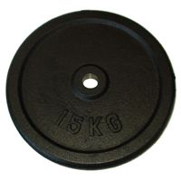 Liatinové kotúče (závažia) pre činky 15 kg, 25 mm
