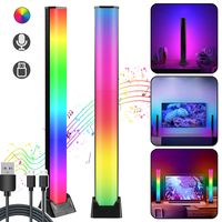 2Stück RGB Streifen 16 Farben Smart Led Lightbar Atmosphäre Lampe TV Led Hintergrundbeleuchtung Musik Sync Partybeleuchtung