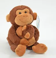 Kögler Plüsch Affe Mama mit Baby Äffchen Kuscheltier Schmusetier 17 cm Neu