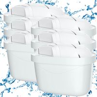 Wasserfilter für Brita Maxtra Plus 6 Pack | Wessper Maxtra+ Kartuschen Brita Wasserfilter Filter mit Aktivkohle und Lonenaustauscherharz | Passt zu Brita Marella, Maxtra Wasser Kanne