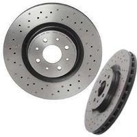 2x Bremsscheibe BREMBO XTRA LINE Gelocht/innenbel Ø 310 mm (09.9768.1X) Hinten von Brembo (Set09.9768.1X) Bremsanlage Bremsscheibenset, Scheibenbremse, Satz, Bremsscheibensatz