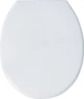 MSV WC Sitz Toilettendeckel PP WC Deckel – Weiß