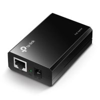 TP-Link TL-POE150S, Gigabit Ethernet, 10,100,1000 Mbit/s, IEEE 802.3af, Schwarz, 48 V, 0 - 40 °C