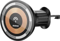 Magnethalter mit MagSafe-Induktionsladegerät für 15W Dudao F12MAX Lüftungsgitter - Schwarz