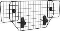 PawHut Hundeschutzgitter Auto Universal Kofferraumgitter Hundegitter Trenngitter verstellbar Metall Schwarz (90-120) x 40,5 cm
