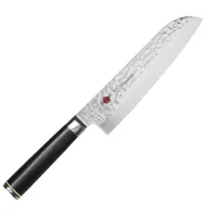 Fissman-Kensei Kojiro Santokumesser, AUS-8-Stahl, 18 cm, silber/schwarz