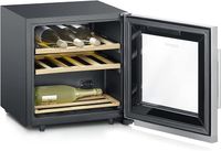 SEVERIN SEVINZO 14 - Weinkühlschrank WKS 8892 aus Glas, schwarzsilber