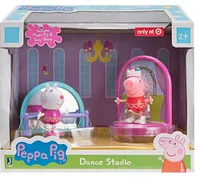 Peppa Wutz - Tanzstudio Spielset mit 2 Figuren