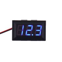 0,56 Zoll Bildschirm 2-Wire-Mini-Voltmeter-LED-Panel 3-Digital-Anzeigespannungsmessgerät-Blau