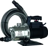 T.I.P. Gartenpumpe Clean Jet 1000 Plus mit Ansauggarnitur, Fördermenge: 3.300 l/h, Leistung: 800 W, Förderhöhe:46 m