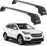 TURTLE STREŠNÝ NOSIČ AIR-2 , Silver HYUNDAI SANTA FE DM 2013 - 2018 (SUV)