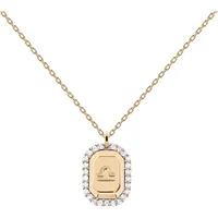 PDPAOLA Halskette STERNZEICHEN 18K gold plated silver gold