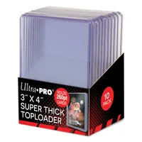Ultra Pro Super Thick Toploader 3" X 4" (10 ks) - obaly na karty Hüllen Dick