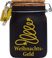 Spardose Geld Geschenk Ideen Weihnachts Geld Schwarz Größe L 1 Liter