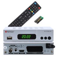 RED Opticum AX C100s HD DVB-C Kabel Receiver "SILBER" mit PVR
