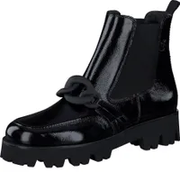 Paul Green Chelsea Boots - Schwarz Glattleder Größe: 41 Normal
