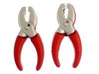 Zange Ohrstecker Miniblings Stecker Ohrringe Werkzeug Flachzange Heimwerker rot