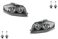 Johns, Scheinwerfer Halogen passend für Audi A3 Satz 8P 2003 - 2008 Set mit H7 H7 Li Re