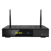 qviart Dual 4K UHD Combo-Receiver (Linux E2, Android 9.0, TV IP, 1x DVB-S2X, 1xDVB-C/T2, WiFi, HDR)