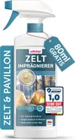 PLINTEX® 580ml Zelt & Pavillon Imprägnierung | Imprägnierspray für Zelte, Markisen, Sonnenschirm oder Pavillons | effektiver Flächen- & Nahtdichter für Zelte |  getestet & atmungsaktiv