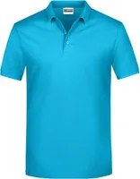 Promo Polo Man Klassisches Poloshirt turquoise, Gr. 5XL