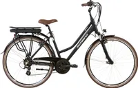 Schiano E-Ride Pedelec Damenfahrrad 28 Zoll E Bike 160-170cm Elektro Fahrrad retro Cityrad schwarz
