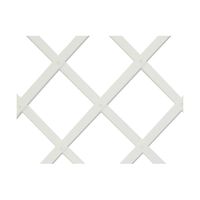 Trelliflex Kunststoffgitter 1x2m Farbe white Lattenprofil 22x6mm nortene