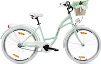 Goetze Style 26 Zoll Damen Citybike, 1-Gang Rücktrittbremse, Tiefeinstieg, Komfortfahrrad mit Korb