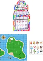 Henbrandt - Piratenschatz - Landkartenspiel SG32872 (Einheitsgröße) (Bunt)