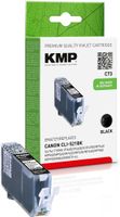 KMP C73 Tintenpatrone schwarz kompatibel mit Canon CLI-521 BK