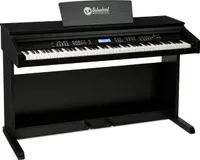 Schubert Subi 88 MK II Klavier, tragbares Keyboard - Tasten-Keyboard, Piano, 88 Tasten, MIDI, E Piano mit USB, 360 Klänge, 160 Rhythmen, 80 Demosongs, LCD-Display, Effekte, pianoschwarz