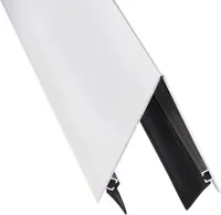 Gutta Alu-Firstprofil mit Dichtlippe für Doppelstgplatten 2500 mm x 160 mm