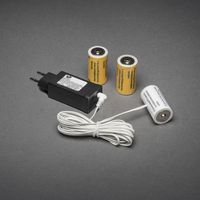 Konstsmide batterieladegerät 4,5V C schwarz 4-teilig