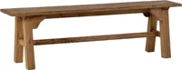 MiaMöbel Bank Mexico Möbel 158x49x31 cm Landhausstil Massivholz Pinie Honig