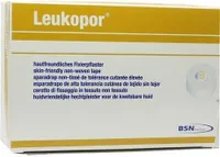 Leukopor 9,2 m x 1,25 cm auf Kunststoffkern 24 Rollen Fixierpflaster