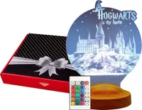 3D  LED Nachttischlampe Hogwarts Harry Potter mehrfarbiges Nachtlicht, Geburtstagsgeschenk, Geschenke für Kinder, Junge, Mädchen