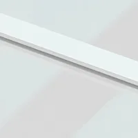 vidaXL Schiebetür Weiß 102,5x205 cm Hartglas und Aluminium