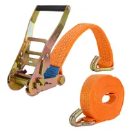 Spanngurt Ratschen Zurrgurt 8m 5000kg 5t 5to ORANGE 2-tlg.