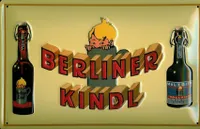 Blechschild Berliner Kindl Bier (2) Berlin Biere retro Schild Nostalgieschild
